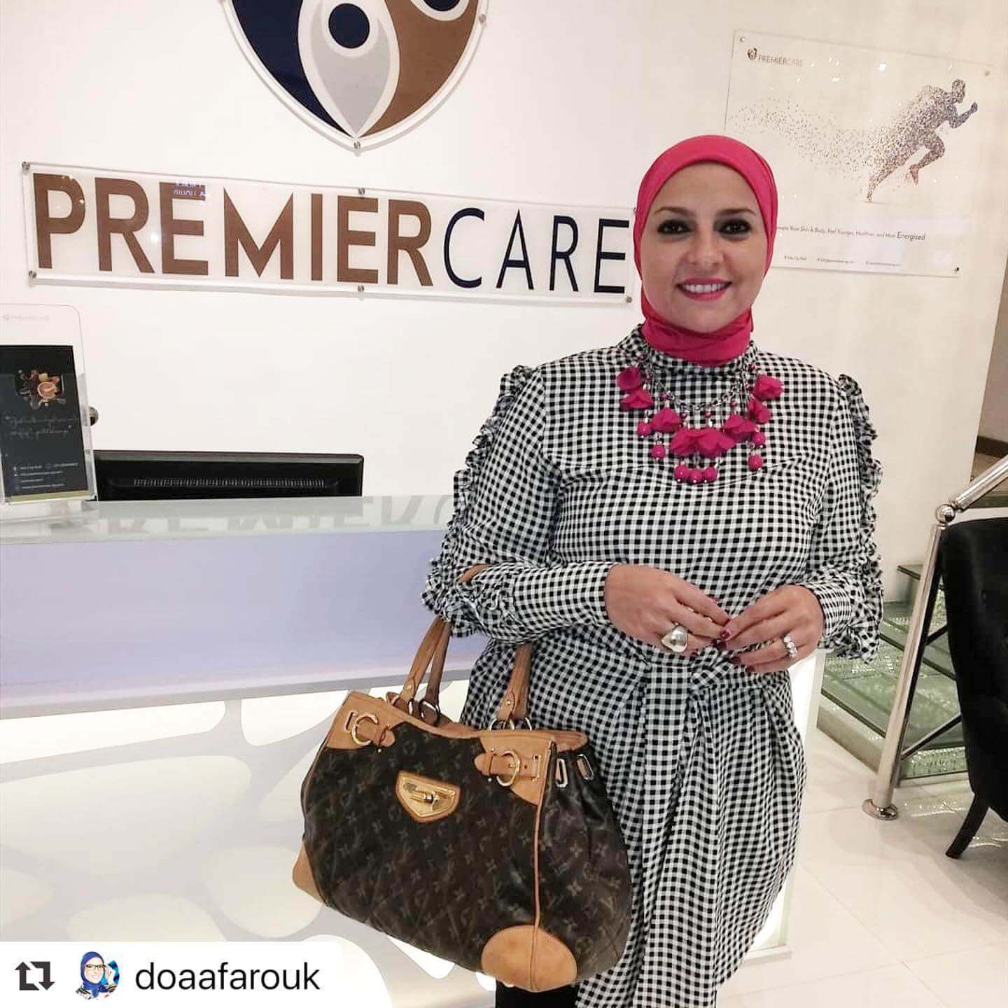 Our sweetest guest Doaa Farouk Had her IV vitamin drip session
